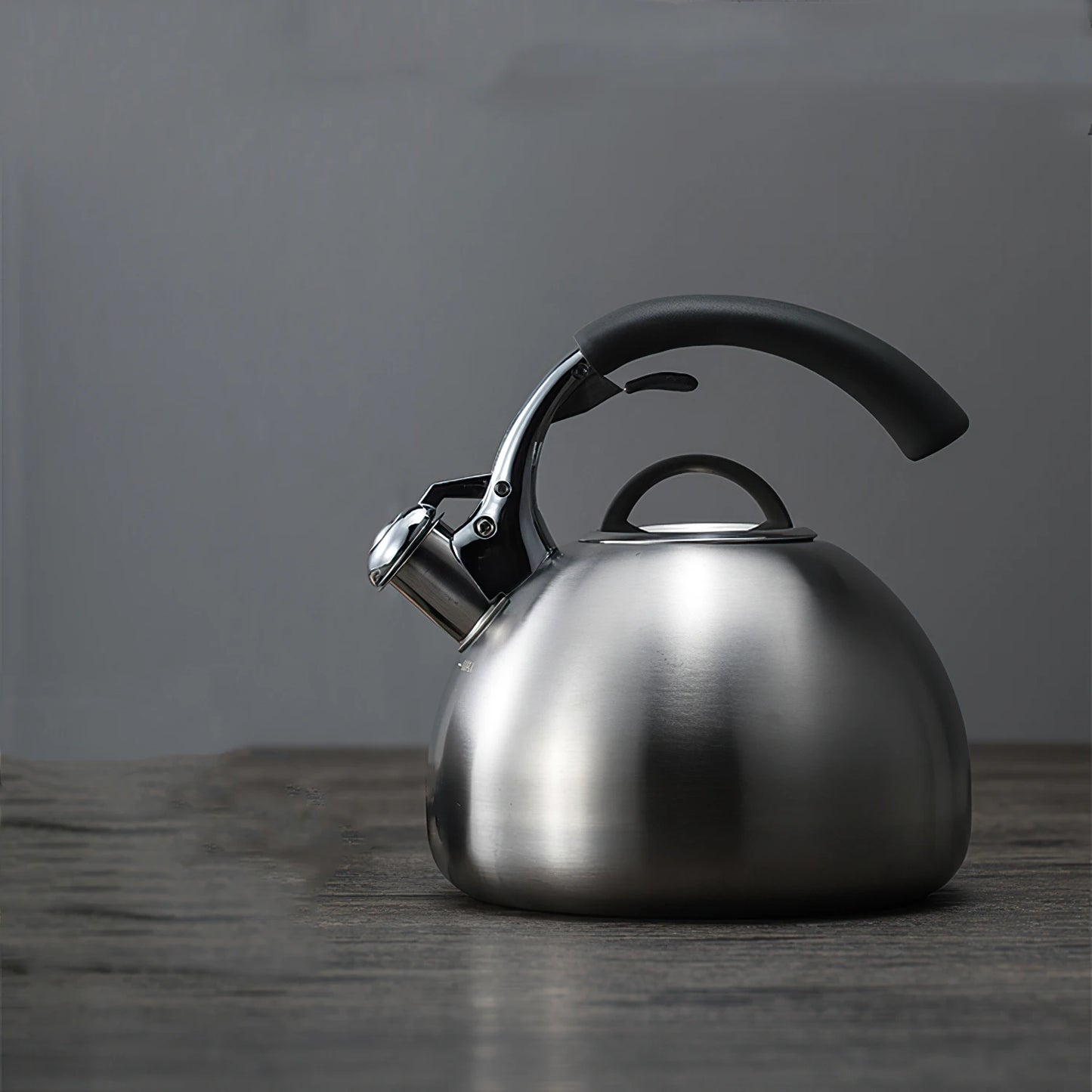 Whistling Kettle Large Teapot Boil Water 2.5L 304 Stainless Steel Teakettle Food Grade Household Gas Stove Induction Cooker