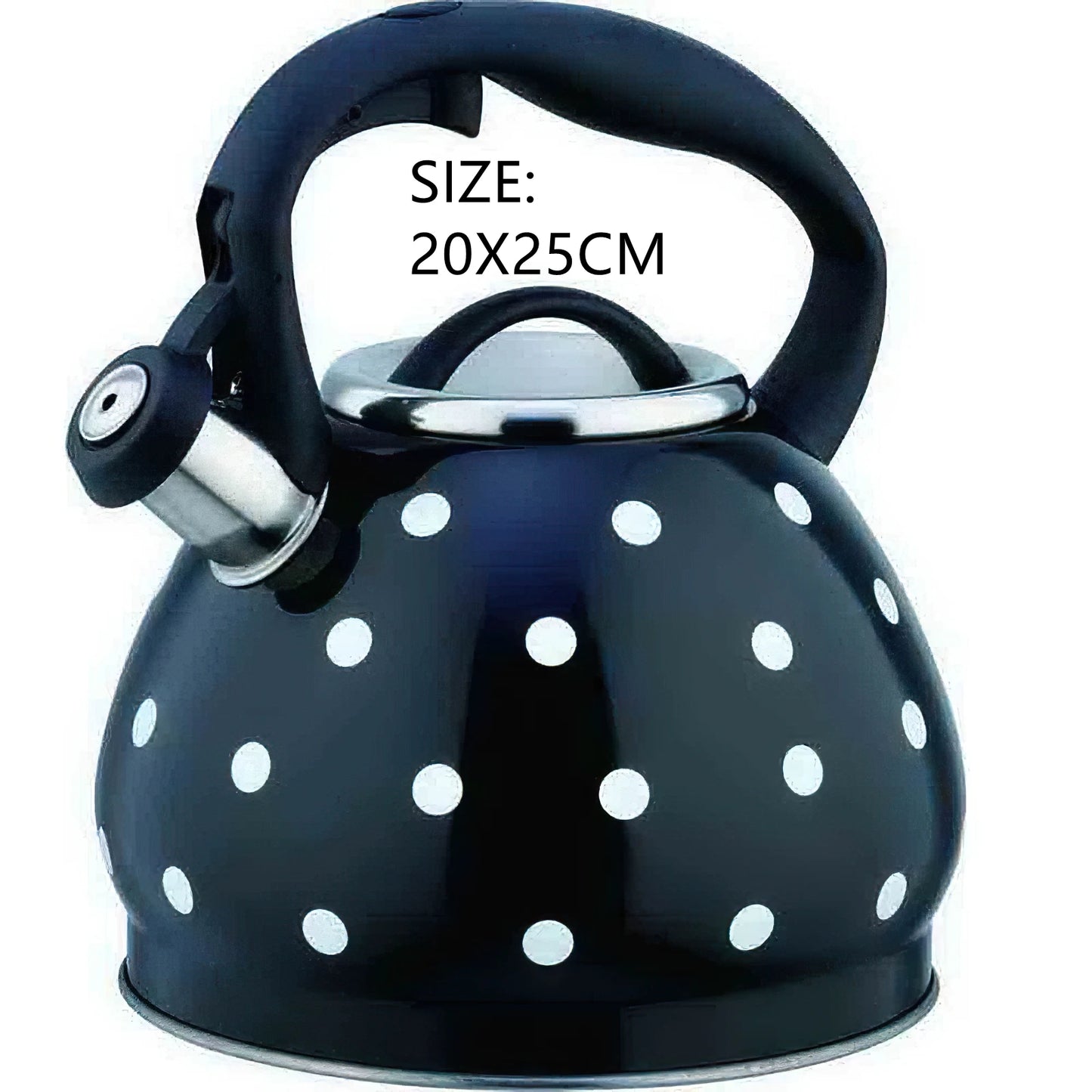 Whistling Kettle Large Teapot Boil Water 2.5L 304 Stainless Steel Teakettle Food Grade Household Gas Stove Induction Cooker