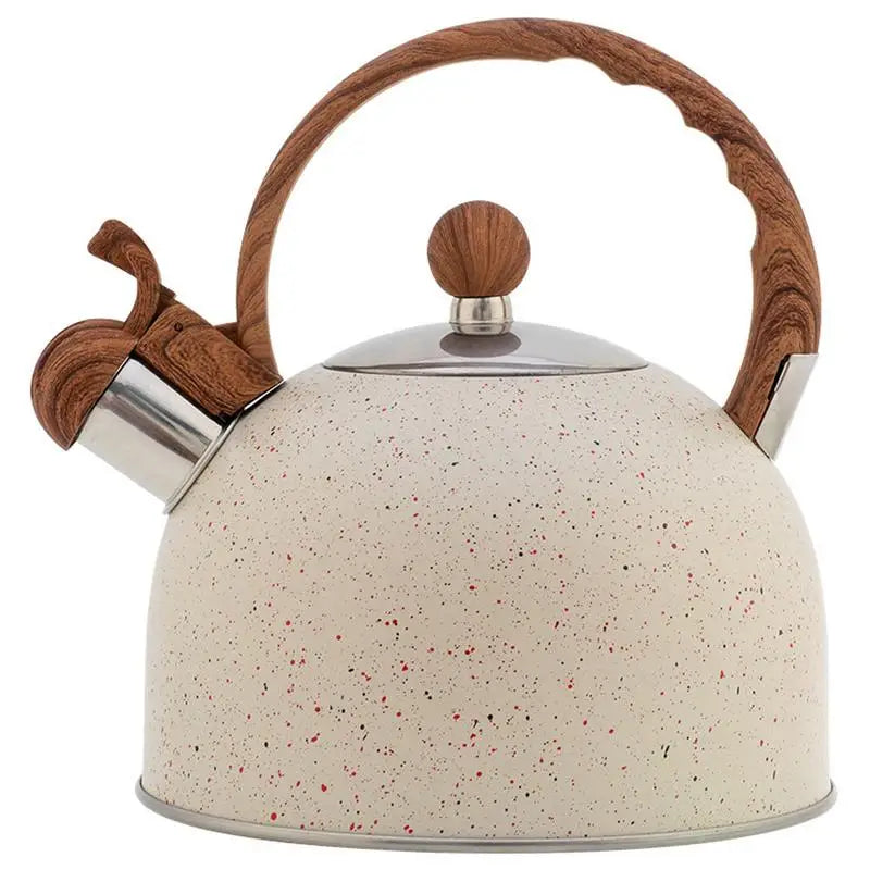 Whistling Tea Kettle Stainless Steel Tea Pot With Handle Stovetop Enamel Food Grade Teapot Potstove Boiling Coffee Gas Kettles