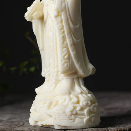 White Confucius Figure Statue Resin sculpture Crafts Home living room, room, Teacher's Study Decoration Souvenirs