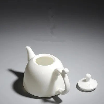 White Porcelain Teapot Dehua Ceramic Handmade kungfu Black Tea Green Tea Set Filter Household Tea Maker Free Shipping