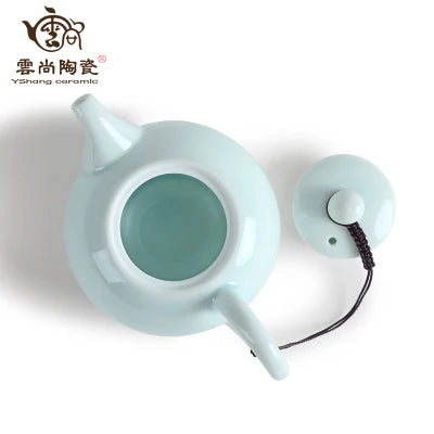White Porcelain Teapot Jingdezhen Xi Shi pot Japanese Tea Ceremony Home Office Kungfu Pure Oolong Green Teaware Free Shipping