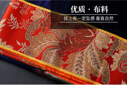 Wholesale 180CM Greco-Buddhist Nepal Tibet Buddhism ART Kalachakra Auspicious Embroidery wall Tapestry Door curtain talisman