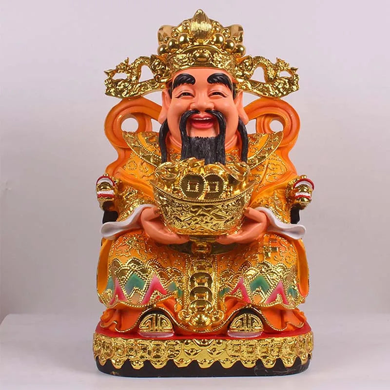 Wholesale Buddha God statue HOME SHOP Altar Bring money Good luck God of wealth Recruit wealth CAI SHEN YE Mammon buddha statue