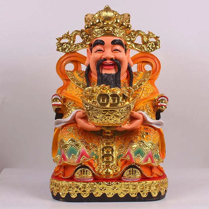 Wholesale Buddha God statue HOME SHOP Altar Bring money Good luck God of wealth Recruit wealth CAI SHEN YE Mammon buddha statue