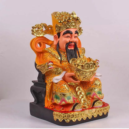Wholesale Buddha God statue HOME SHOP Altar Bring money Good luck God of wealth Recruit wealth CAI SHEN YE Mammon buddha statue