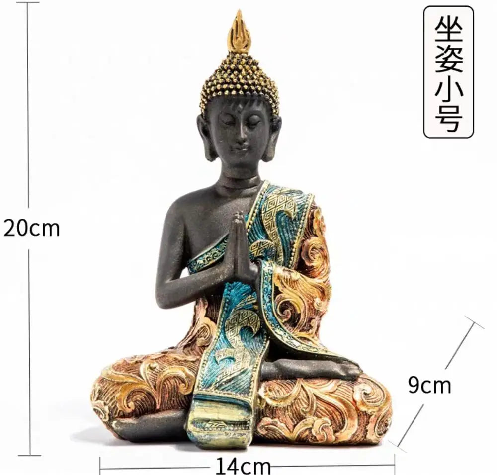 Wholesale Buddha figure # TOP efficacious HOME family Protection Talisman # Retro Buddhism FENG SHUI Buddha Decorative statue