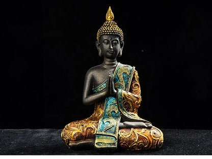 Wholesale Buddha figure # TOP efficacious HOME family Protection Talisman # Retro Buddhism FENG SHUI Buddha Decorative statue