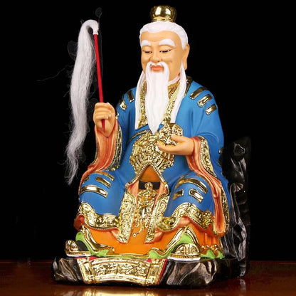 Wholesale Buddhism Taoism figure Southeast Asia HOME shop Propitious Prosperity GOOD LUCK HONG JUN LAO ZU God FENG SHUI statue