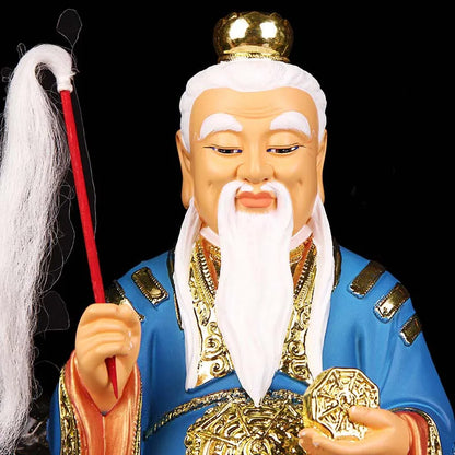 Wholesale Buddhism Taoism figure Southeast Asia HOME shop Propitious Prosperity GOOD LUCK HONG JUN LAO ZU God FENG SHUI statue