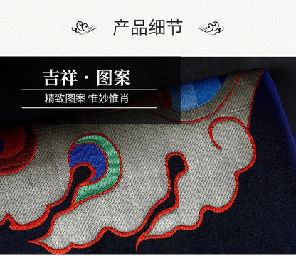 Wholesale Buddhist supplie Greco-Buddhist Tibet Buddhism wall Kalachakra Auspicious Embroidery Tapestry Door curtain talisman