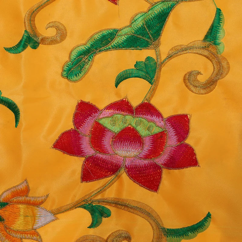 Wholesale Buddhist supplies 150cm Buddhism HOME Temple Worship Buddha Embroidery Altar table enclosure wall Hanging Curtain