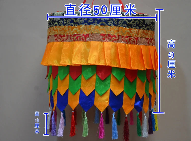 Wholesale Buddhist supplies Buddhism HOME Sutra Hall Temple Royal good Deco auspicious Wall hang Baochuang Buddha TOP CAP BAOSAN