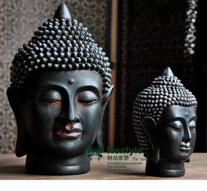 Wholesale Buddhist supplies # bless HOME  Health luck #office shop efficacious Protection Thailand old Retro Buddha statue