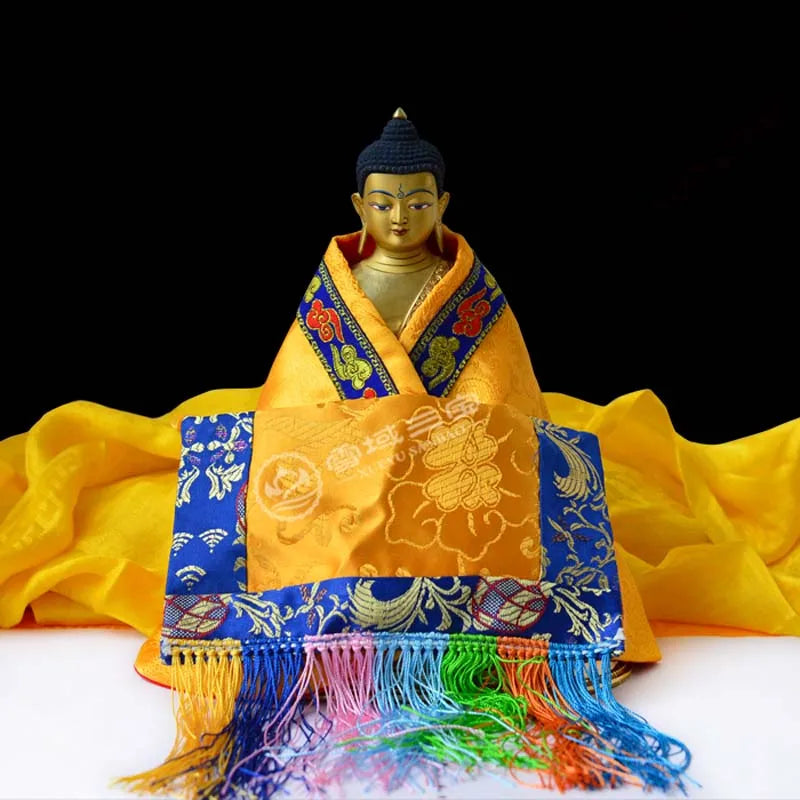 Wholesale Buddhist supply # holiest buddha Cape cassock Robe clothes hat of Tibet Nepal Shrine FOR 12" 30CM  Buddha statue