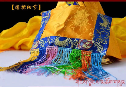 Wholesale Buddhist supply # holiest buddha Cape cassock Robe clothes hat of Tibet Nepal Shrine FOR 12" 30CM  Buddha statue