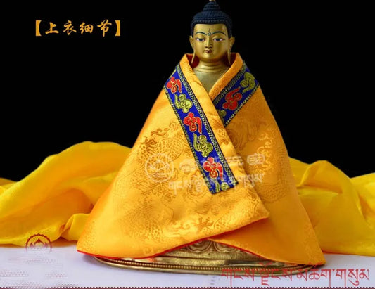 Wholesale Buddhist supply # holiest buddha Cape cassock Robe clothes hat of Tibet Nepal Shrine FOR 12" 30CM  Buddha statue