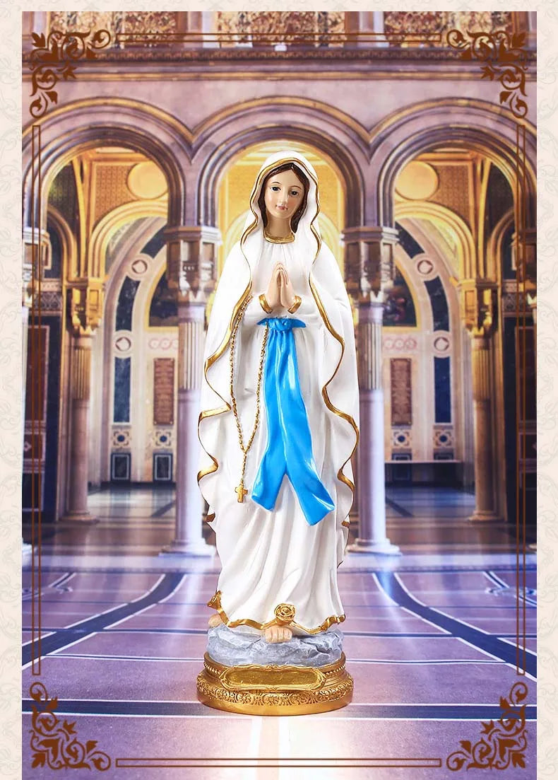 Wholesale Christian Catholicism Religion Supplies Virgin Lourdes mother goddess the Madonna statue Ornament