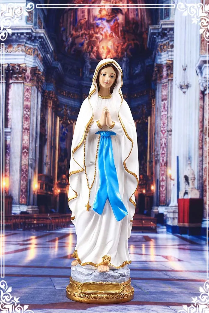 Wholesale Christian Catholicism Religion Supplies Virgin Lourdes mother goddess the Madonna statue Ornament