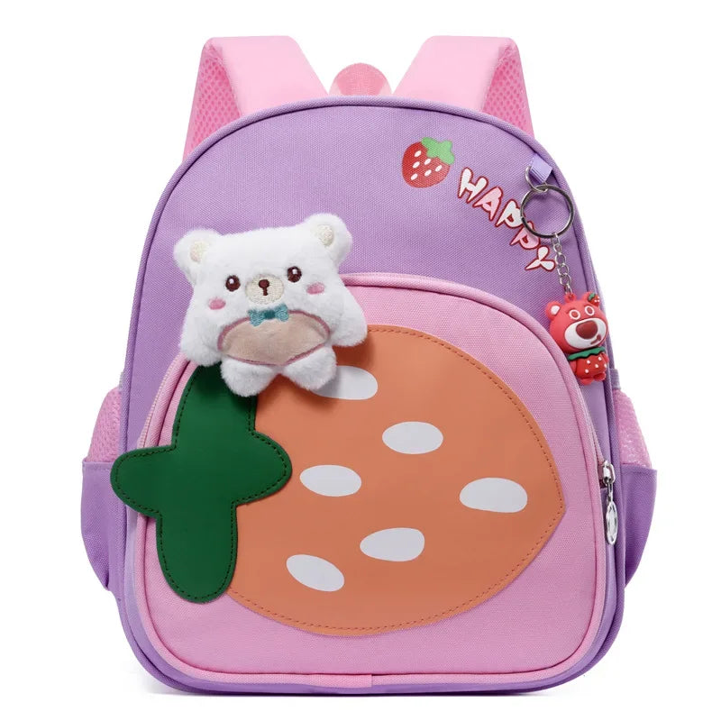 Wholesale  Cute Cartoon Children's Bookbag, Kindergarten Schoolbag, 4-8 Year Old Baby Backpack  Preschool Bag for Toddlers