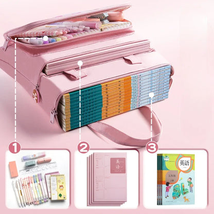 Wholesale Designer Cartoon Lightweight Shoulder Bag School Day Bag   Tutoring Bag Oxford Cloth Bookbags