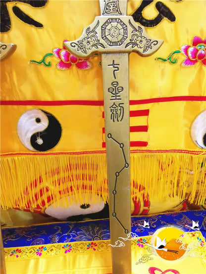 Wholesale Taoist Buddhism supplies Monks Taoists FENG SHUI master Exorcism tool exorcise evil spirits copper QI XING JIAN sword