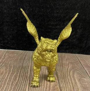 Wholesale brass tiger decorations, year of the tiger mascots, gifts, home office crafts decorations