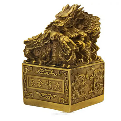 Wholesale pure copper dragon print ornaments Home crafts ornaments
