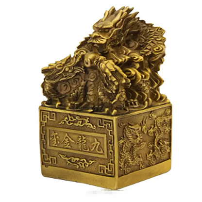 Wholesale pure copper dragon print ornaments Home crafts ornaments