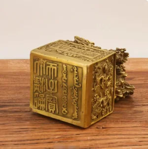Wholesale pure copper dragon print ornaments Home crafts ornaments