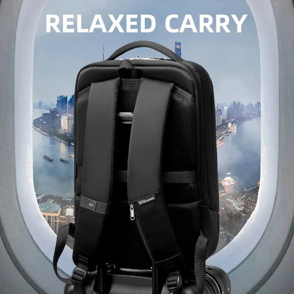 Wiersoon Fashion Men Backpacks USB Charging Laptop Backpack School Business Travel Bags Splashproof Backpack