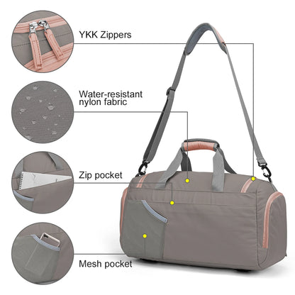 WindTook 35L Travel Bag with Shoe Compartment  Sports Gym Bag