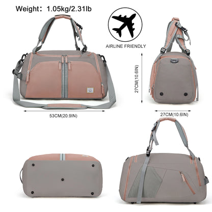 WindTook 40L Travel Bag with Shoe Compartment  Sports Gym Bag