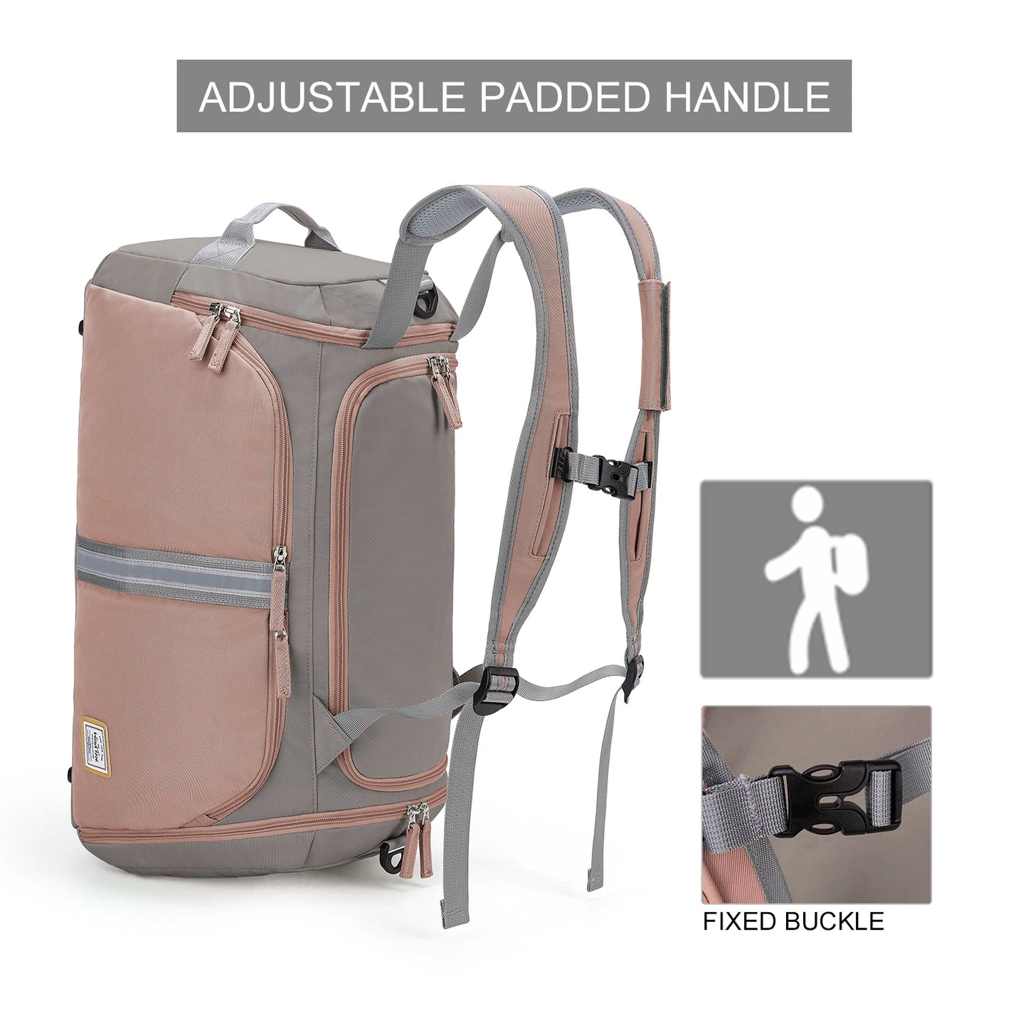WindTook 40L Travel Bag with Shoe Compartment  Sports Gym Bag