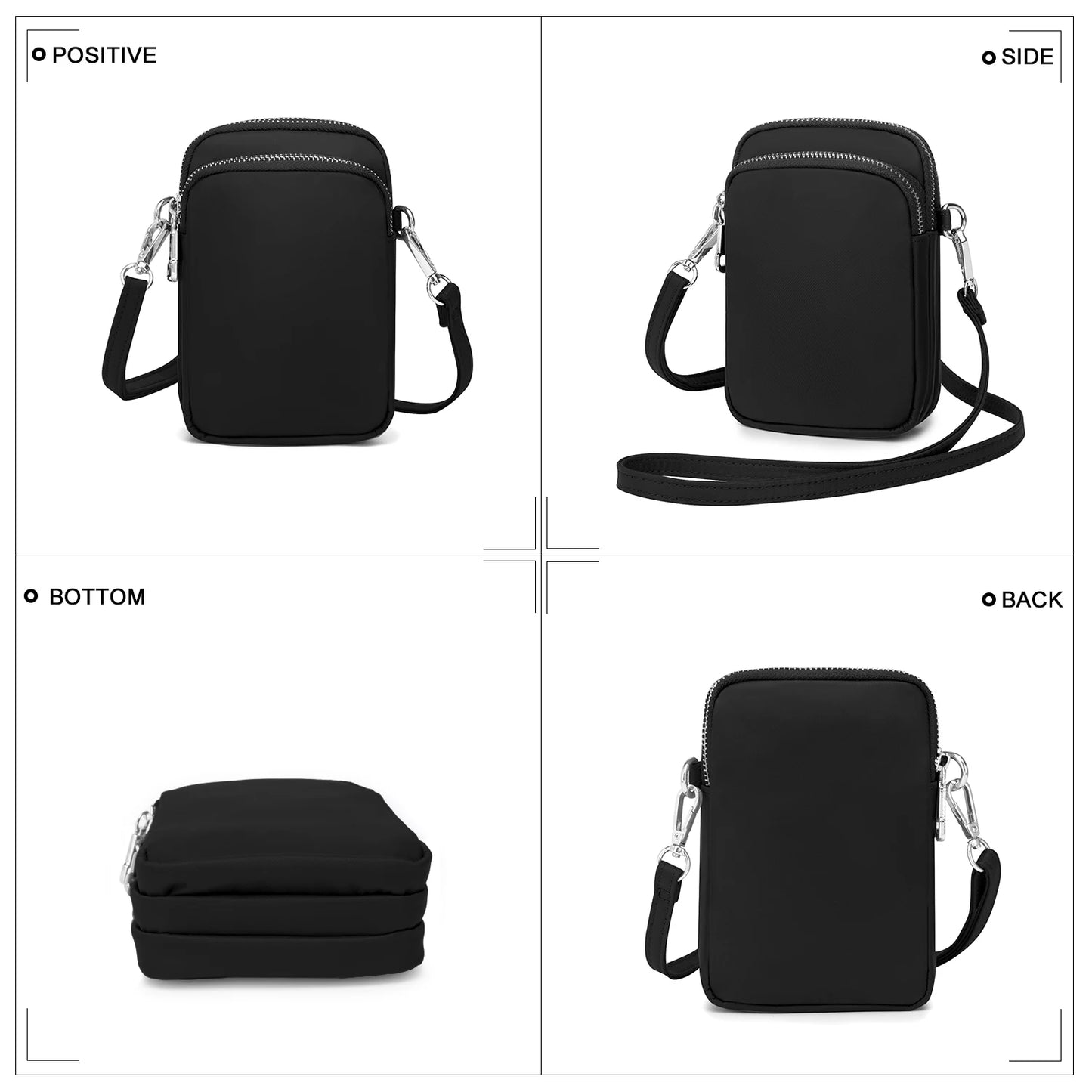 WindTook Crossbody Bags Handbag Mobile Phone, Small Women's Shoulder Bag, Cell Phone Case / Wallet Card / Pocket / Shoulder Bag