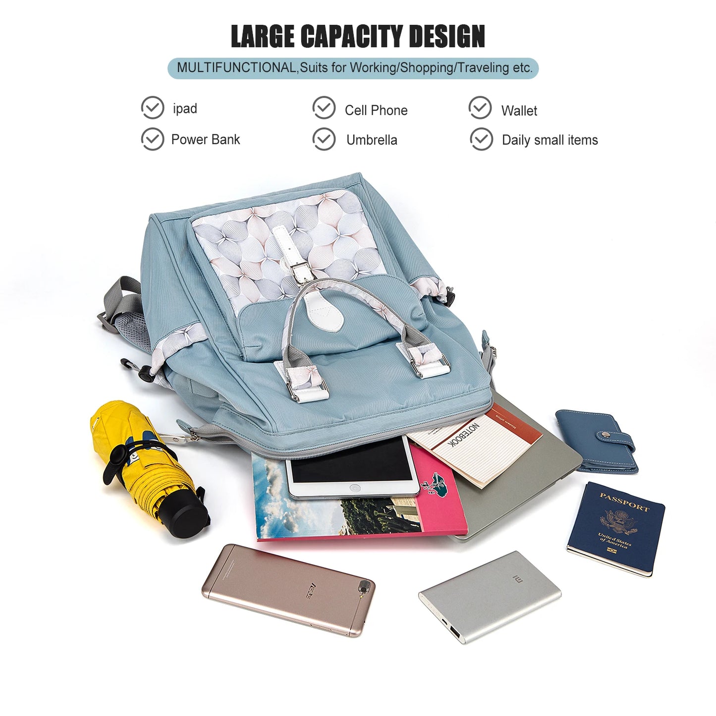 WindTook Laptop Backpack 20L Women's with USB Charging Port Mommy Backpack