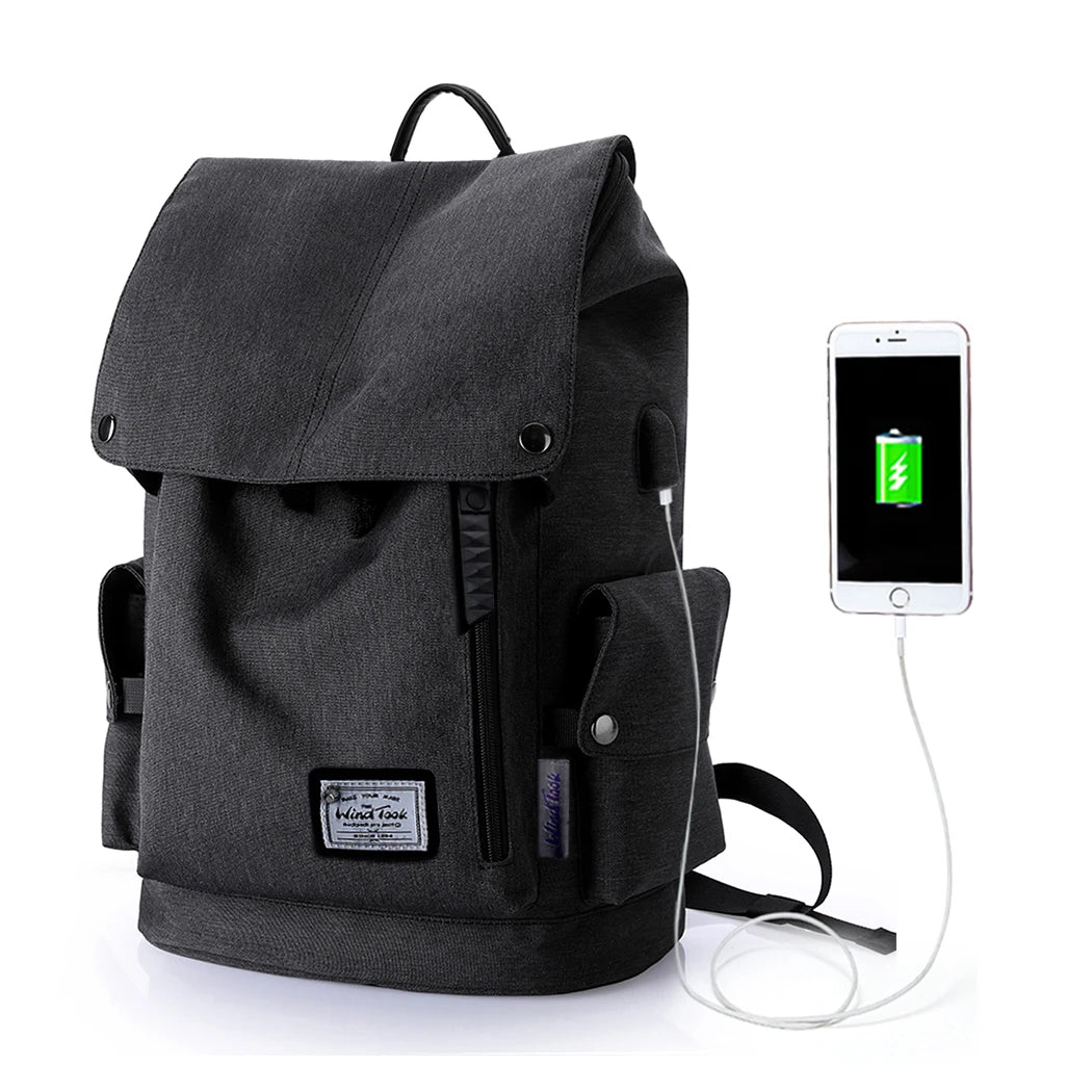 WindTook Travel Backpacks Men Waterproof Fashion Backpack USB Charging Port 15 inch Laptop Backpack