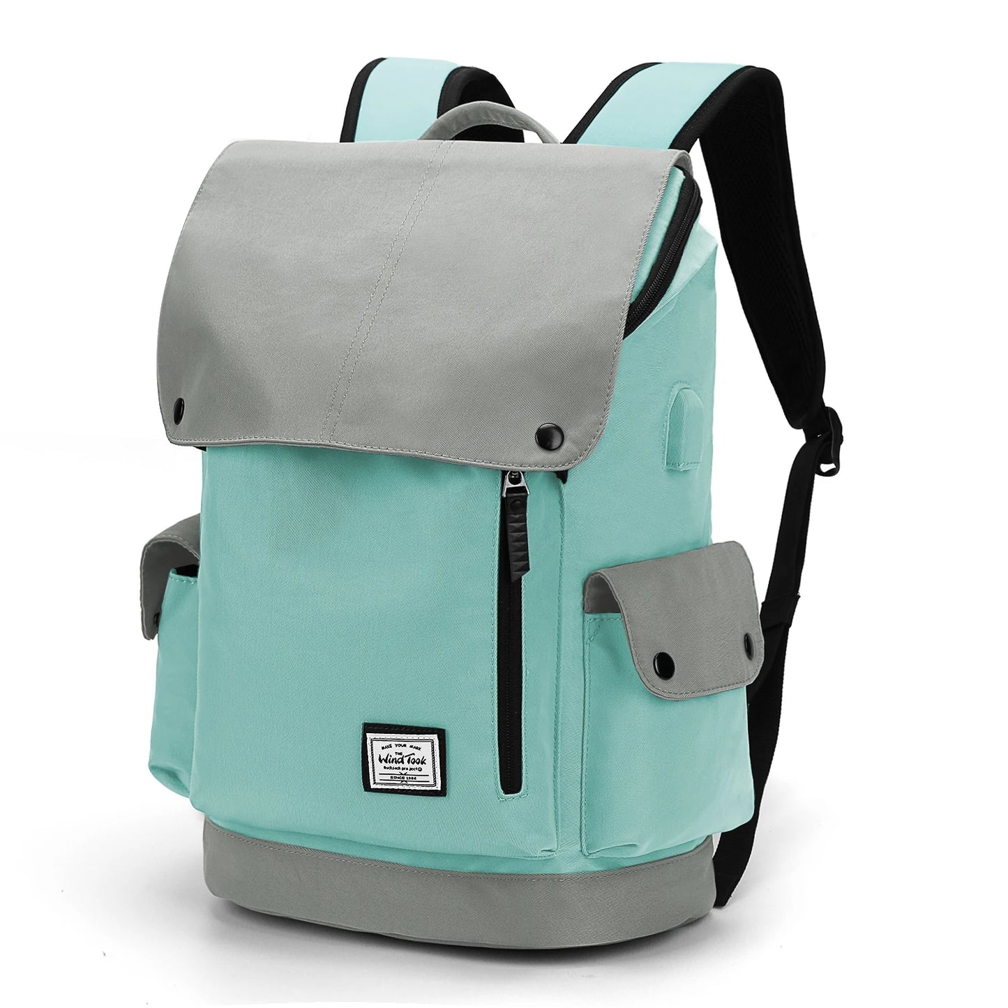 WindTook Travel Backpacks Men Waterproof Fashion Backpack USB Charging Port 15 inch Laptop Backpack