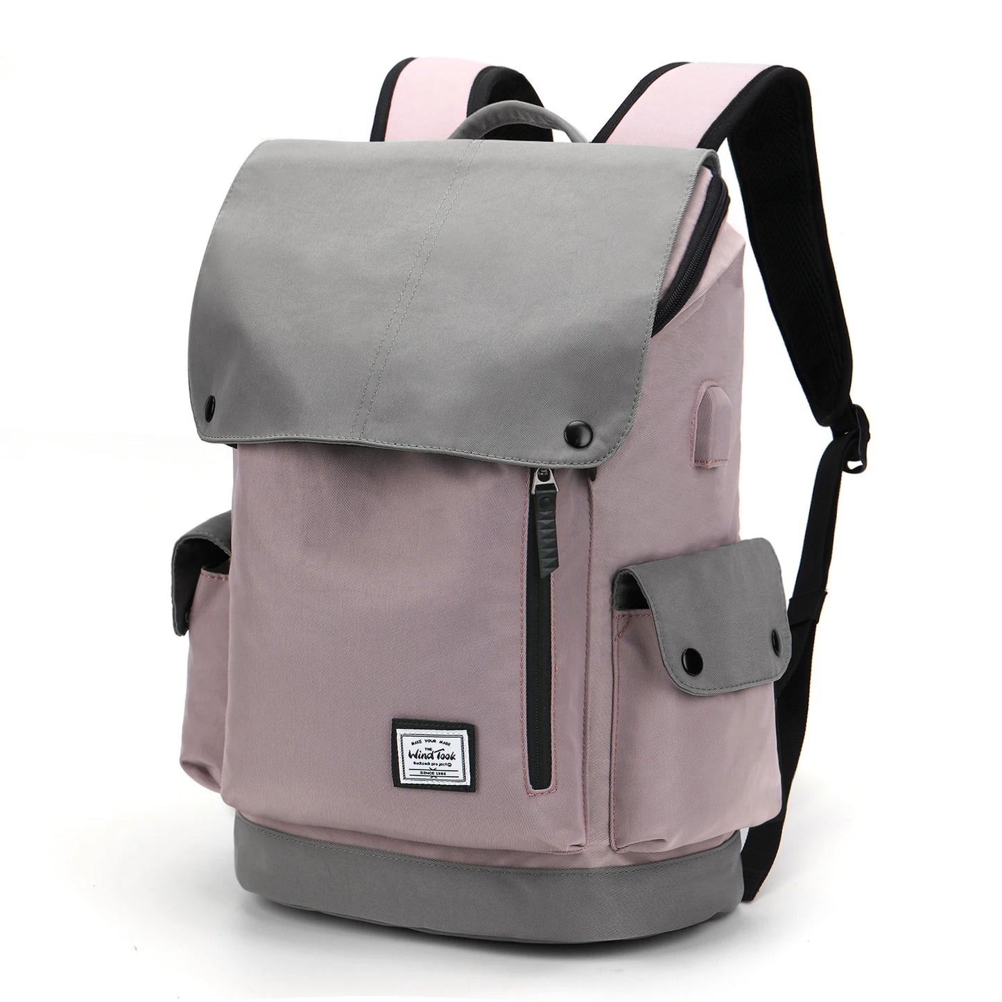 WindTook Travel Backpacks Men Waterproof Fashion Backpack USB Charging Port 15 inch Laptop Backpack