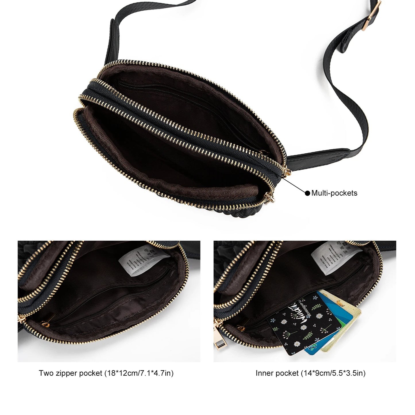 WindTook Waist Pack Travel Walking Holiday Women Mini Waistpack