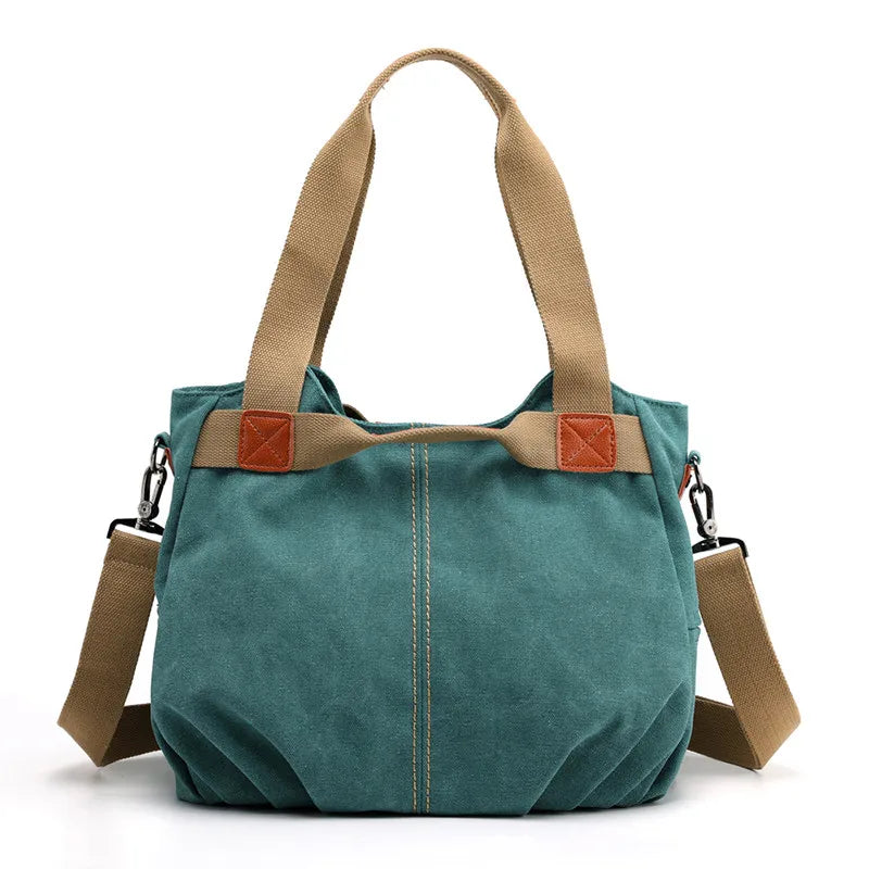 Winter Style Women Canvas Bag Ladies Hand Crossbody Bags For Women High Quality Female Panelled Hobos Shoulder Bag Totes Bolsas