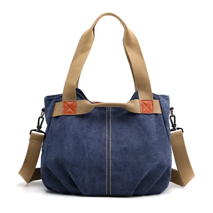 Winter Style Women Canvas Bag Ladies Hand Crossbody Bags For Women High Quality Female Panelled Hobos Shoulder Bag Totes Bolsas