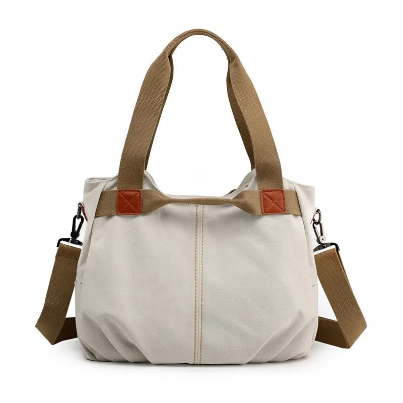 Winter Style Women Canvas Bag Ladies Hand Crossbody Bags For Women High Quality Female Panelled Hobos Shoulder Bag Totes Bolsas