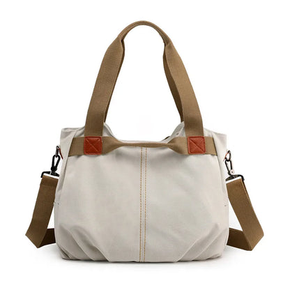 Winter Style Women Canvas Bag Ladies Hand Crossbody Bags For Women High Quality Female Panelled Hobos Shoulder Bag Totes Bolsas