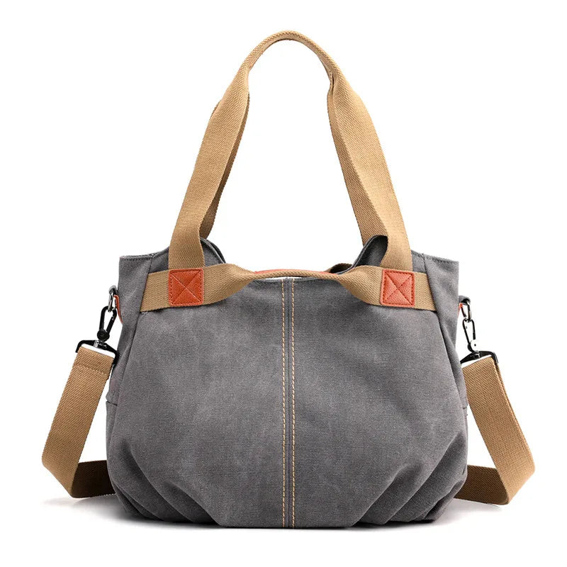Winter Style Women Canvas Bag Ladies Hand Crossbody Bags For Women High Quality Female Panelled Hobos Shoulder Bag Totes Bolsas