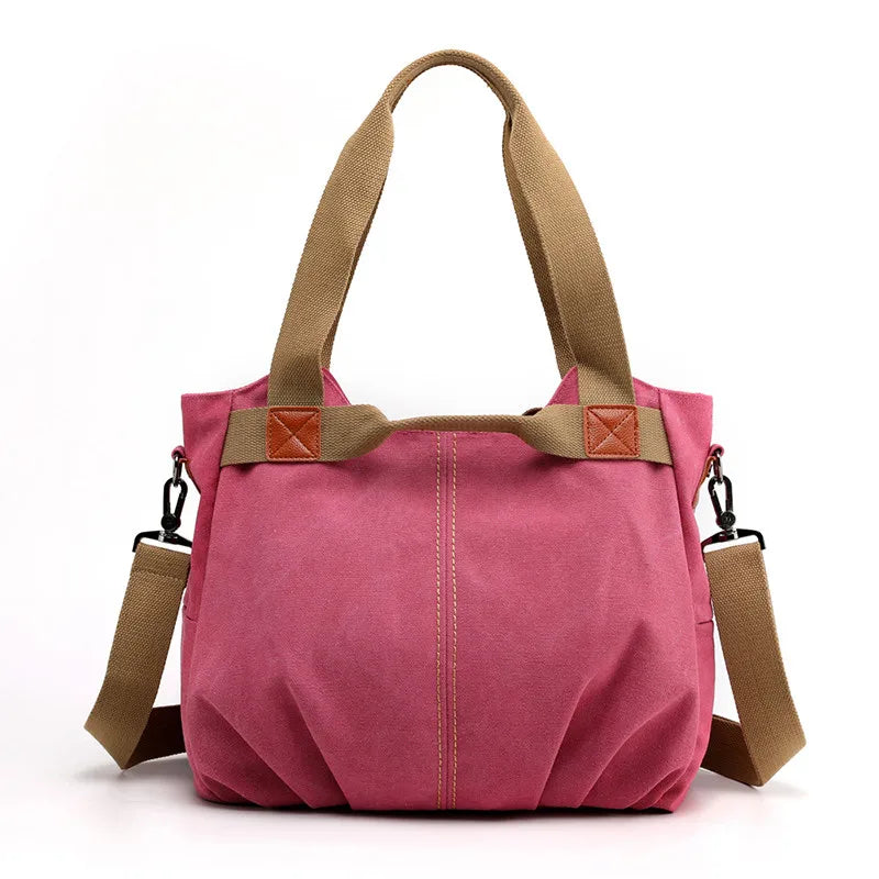 Winter Style Women Canvas Bag Ladies Hand Crossbody Bags For Women High Quality Female Panelled Hobos Shoulder Bag Totes Bolsas