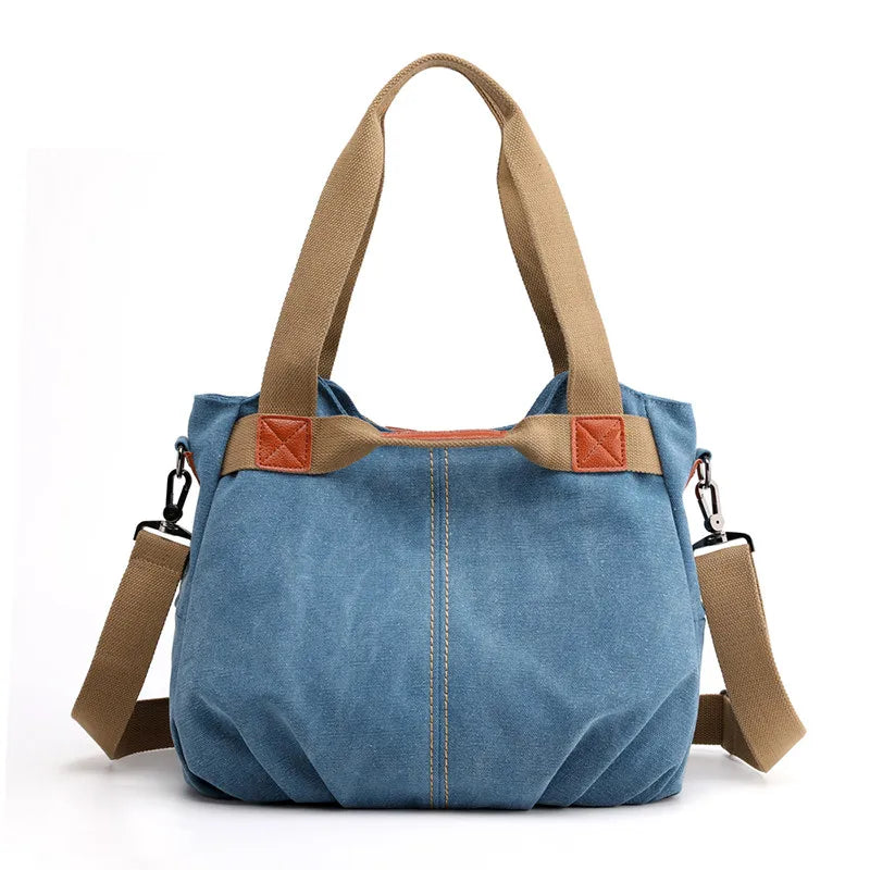 Winter Style Women Canvas Bag Ladies Hand Crossbody Bags For Women High Quality Female Panelled Hobos Shoulder Bag Totes Bolsas