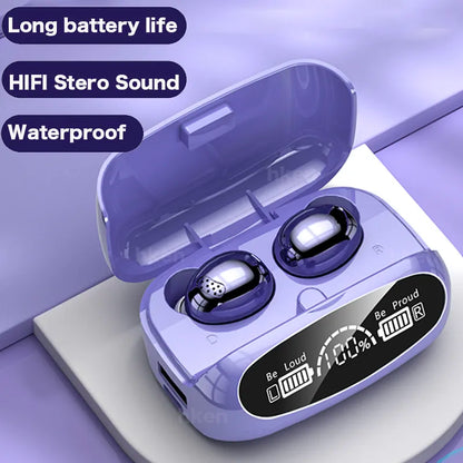 Wireless Bluetooth Earphones Digital Display Screen Touch Noise Reduction Low Latency Headphones Intelligence for Xiaomi Iphone