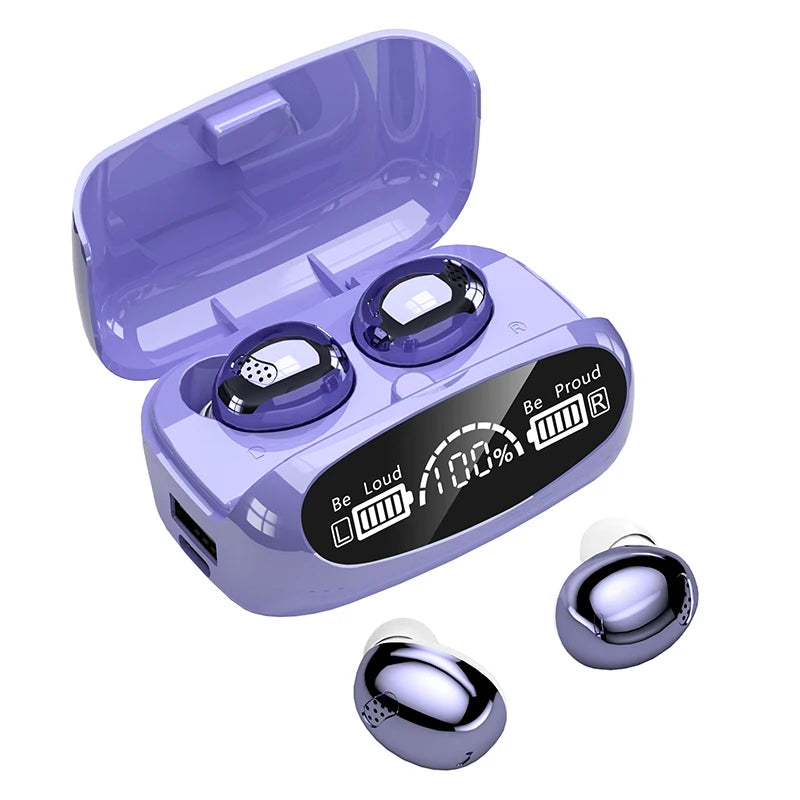 Wireless Bluetooth Earphones Digital Display Screen Touch Noise Reduction Low Latency Headphones Intelligence for Xiaomi Iphone