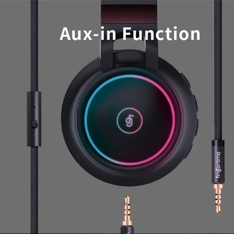 Wireless Sports Headphones Hifi Stero Sound Bluetooth Earphones Gaming Headsets with microphone FM TF for PC TV All Phone